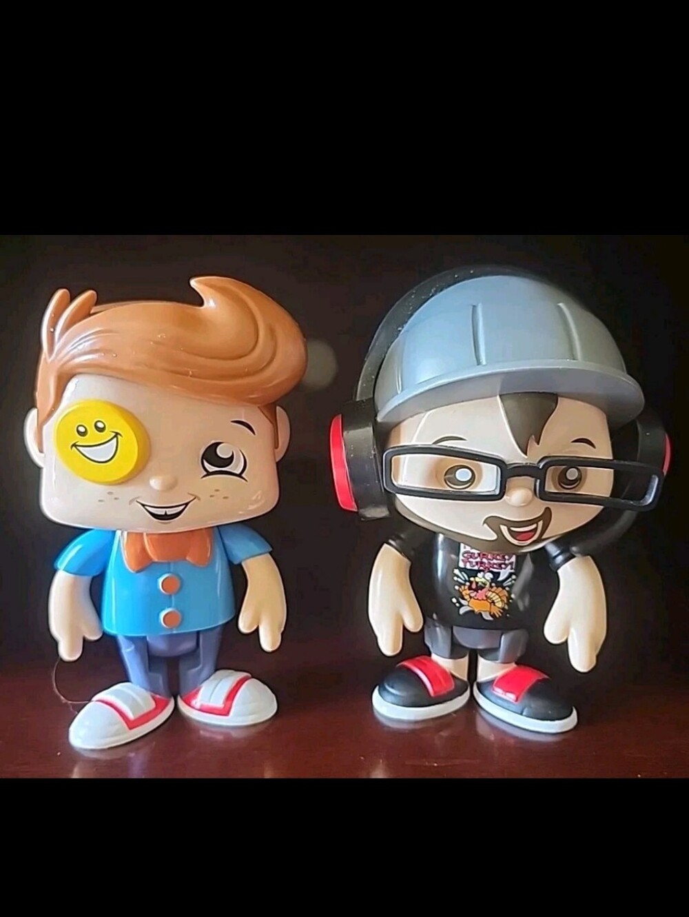 FGTeeV 6-Inch Action Figure Funnel Boy And Duddy Gurkey Turkey Shirt